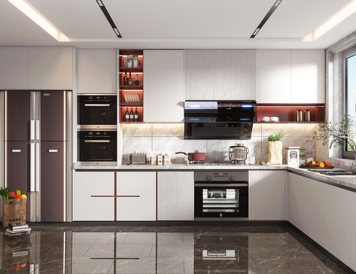Kitchen Storage Solution: Extra-Capacity Cabinets, Say Goodbye to Clutter