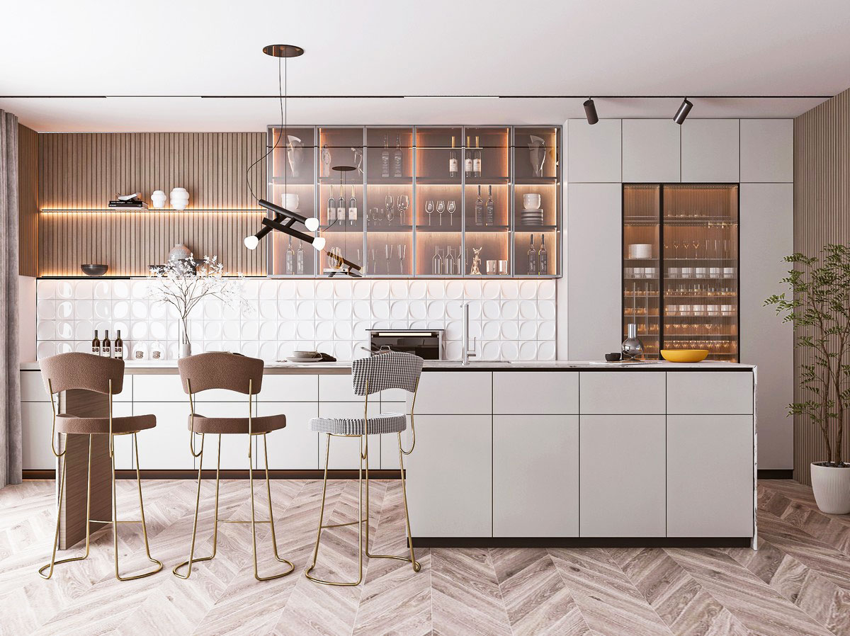 New Trend in Minimalist Kitchens: Nordic Style Cabinets, Simple Yet Stylish