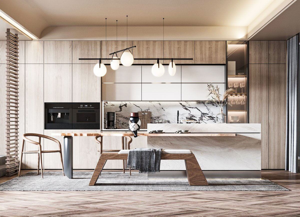 Smart Kitchen Living: High-Tech Cabinets, Streamlining Your Cooking Process